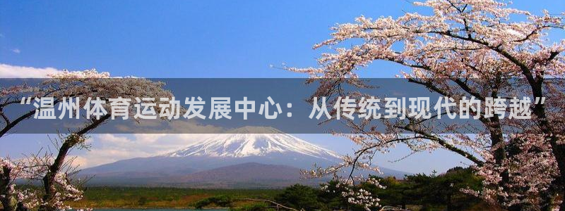 公海赌赌船官方正版app科技:“温州体育运动发展中心:从传统